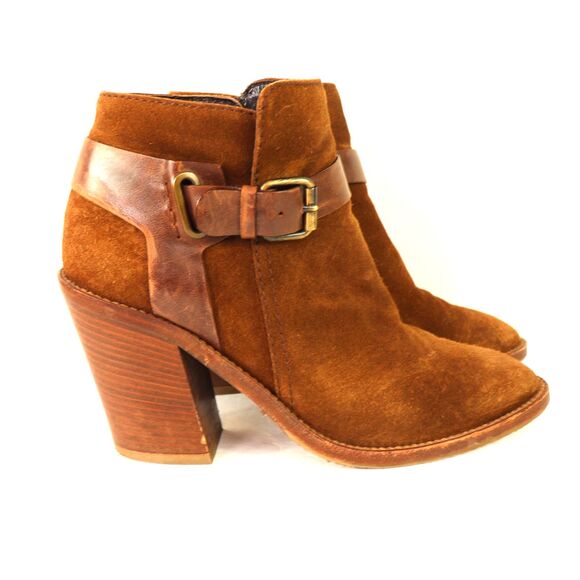 Aquatalia Shoes - Aquatalia Leather Distressed Factory Look Booties size 8